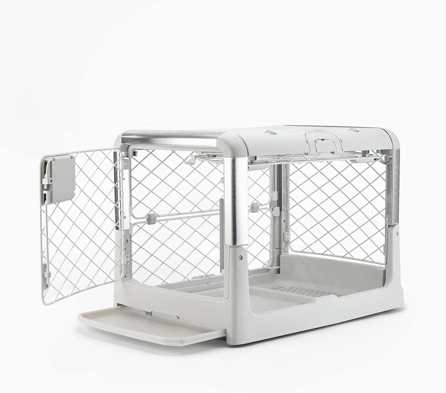 Dog Crate I Collapsible Dog Crate I Portable Travel Crate and Kennel for Medium/Large Dogs and Puppies