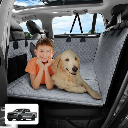 Car Dog Seat Cover for Back Seat Waterproof Auto Rear Pet Seat Protector Mat Nonslip Universal Safety Carrier For Outing Dogs