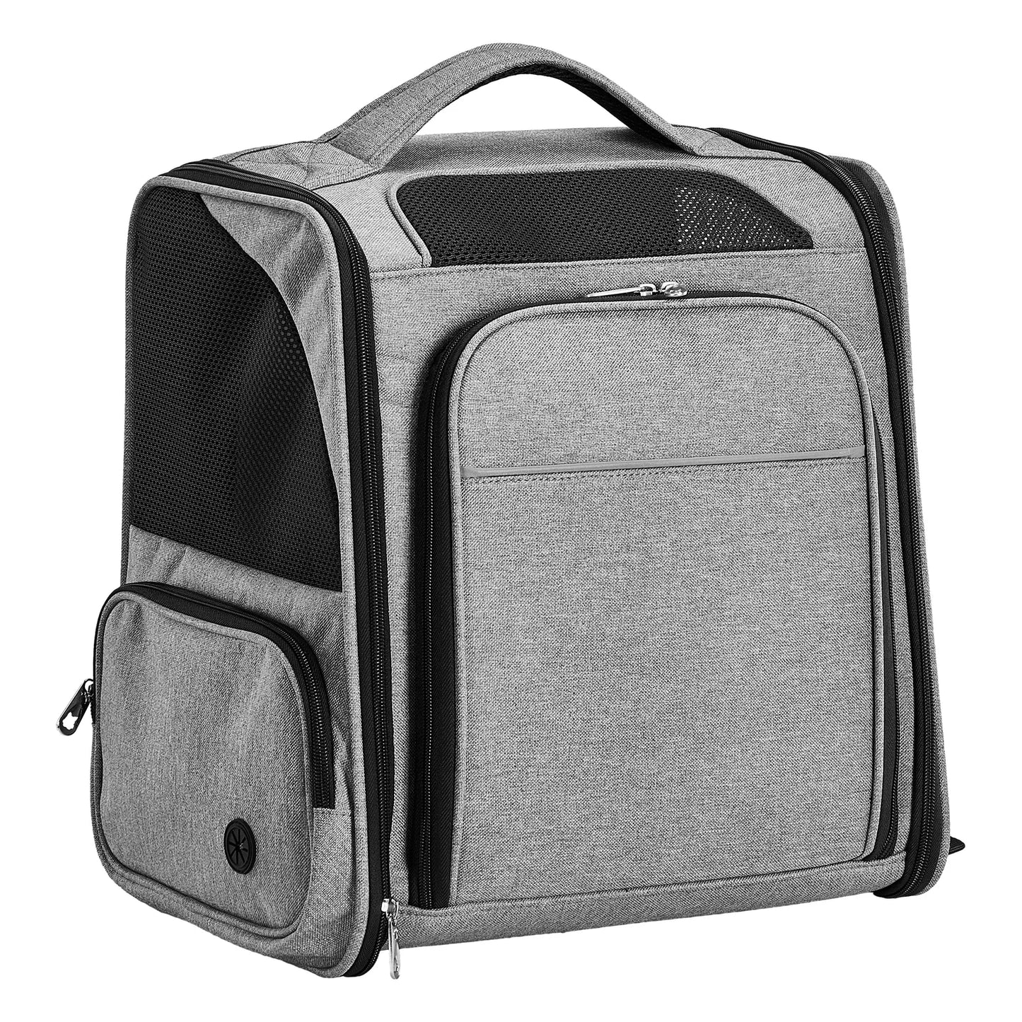 Breathable Pet Cat Carrier Backpack Foldable Pet Carrier Transport Travel Bag Expandable Large Capacity Creative for Cats Dogs