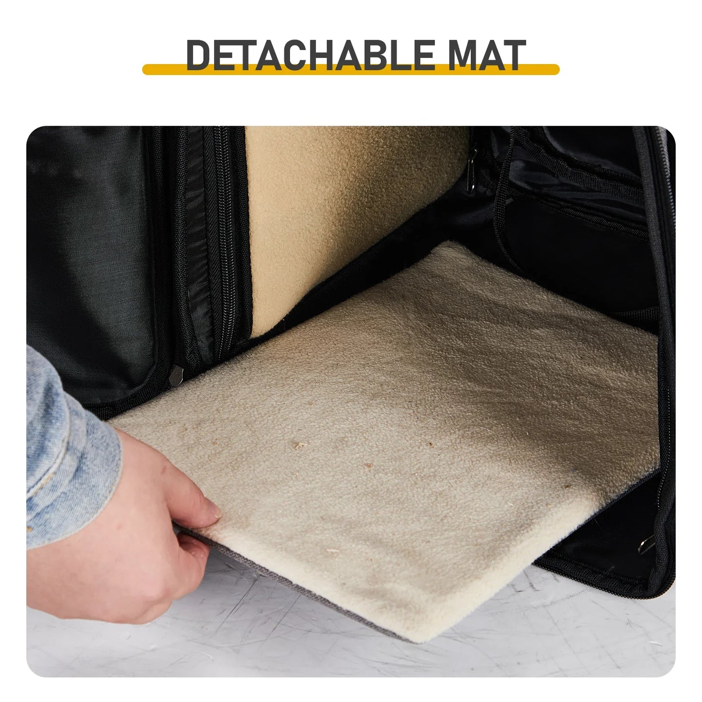 Breathable Pet Cat Carrier Backpack Foldable Pet Carrier Transport Travel Bag Expandable Large Capacity Creative for Cats Dogs